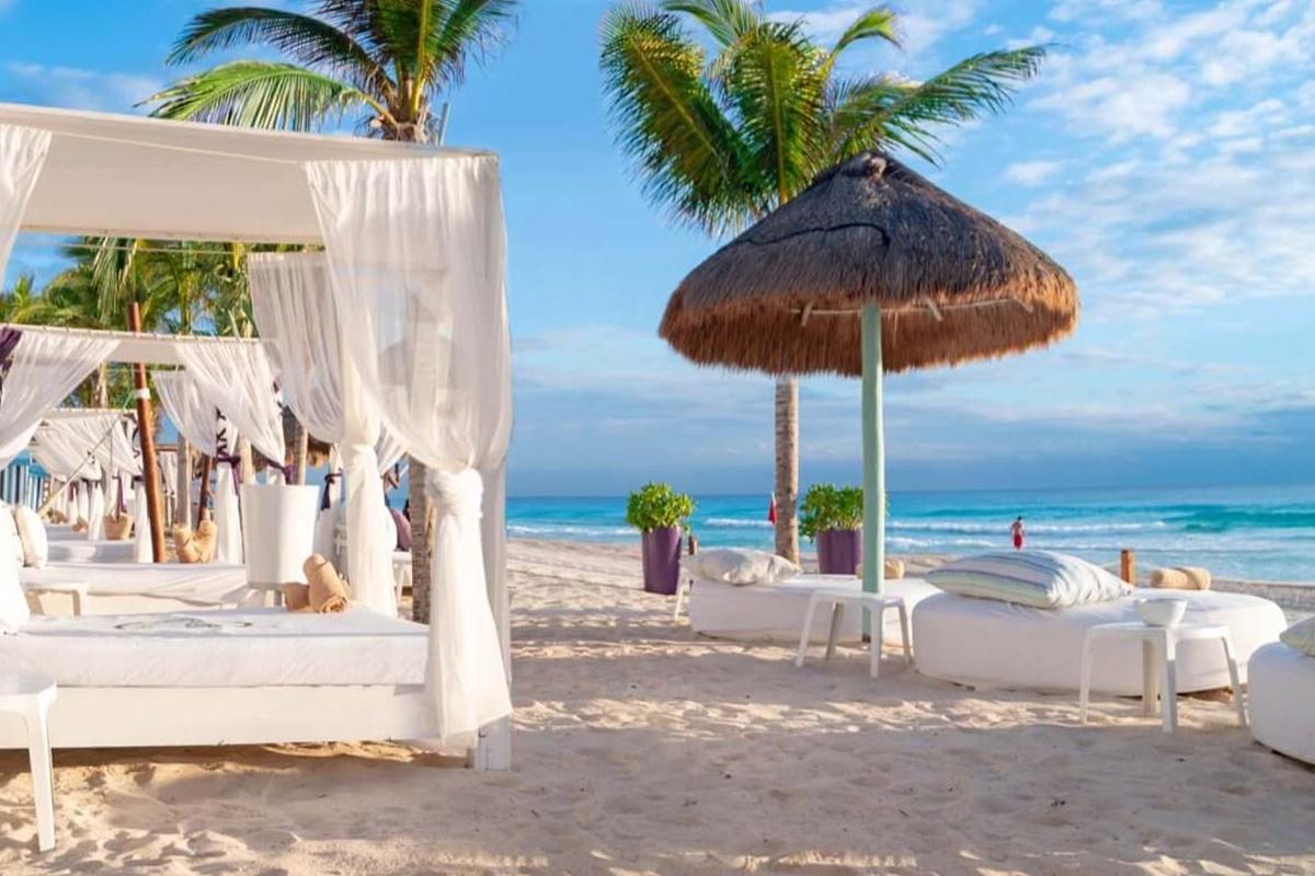 Grand Oasis Sens - All-Inclusive Adults Only Cancún Esterno foto Beach at the Grand at Moon Palace