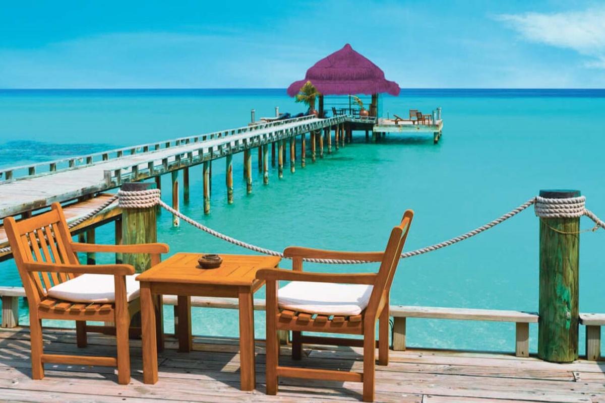 Grand Oasis Sens - All-Inclusive Adults Only Cancún Esterno foto The pier at the resort